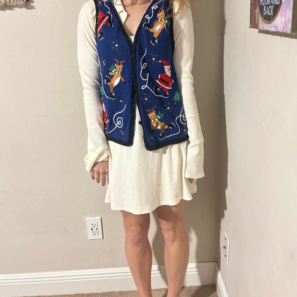 Ugly Christmas sweater vest